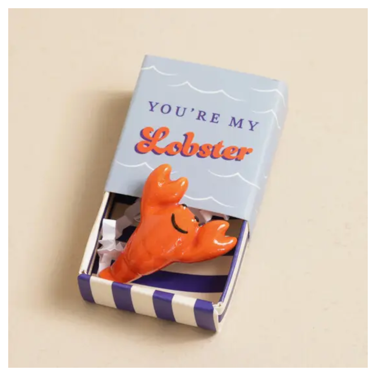 Kleiner Matchbox-Keramik-Token | Lobster