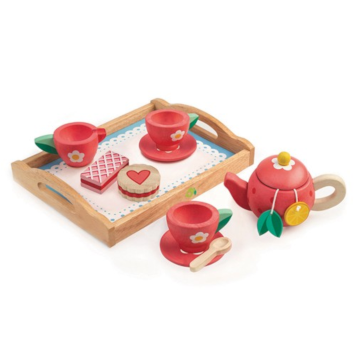 Tee Set aus Holz