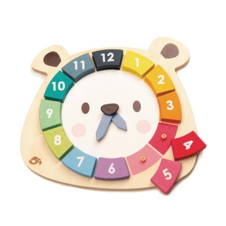 Steckspiel Uhr