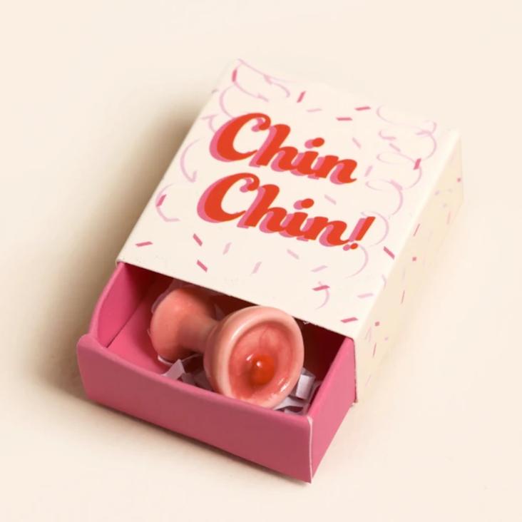 Kleine Matchbox Keramik Token - Martini