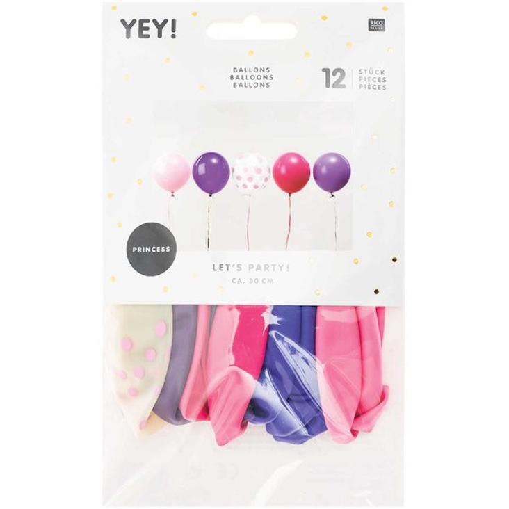 Ballons Prinzessin Mix