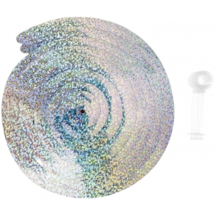 Spiral Luftschlangen, holo & weiss