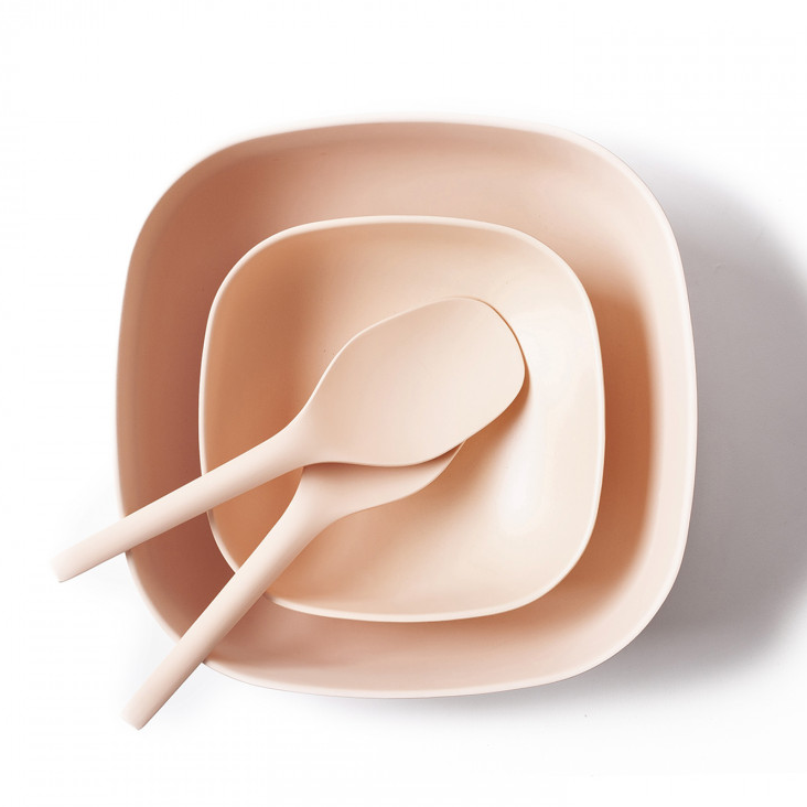 Salatschüssel Bambusfaser Blush