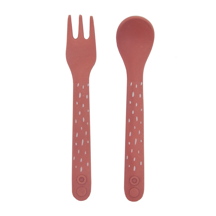 Kinderbesteck Löffel und Gabel Mrs. Flamingo