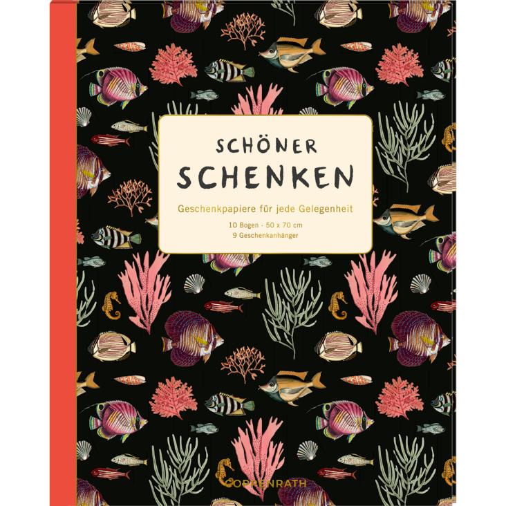 Geschenkpapier-Buch I love my Ocean