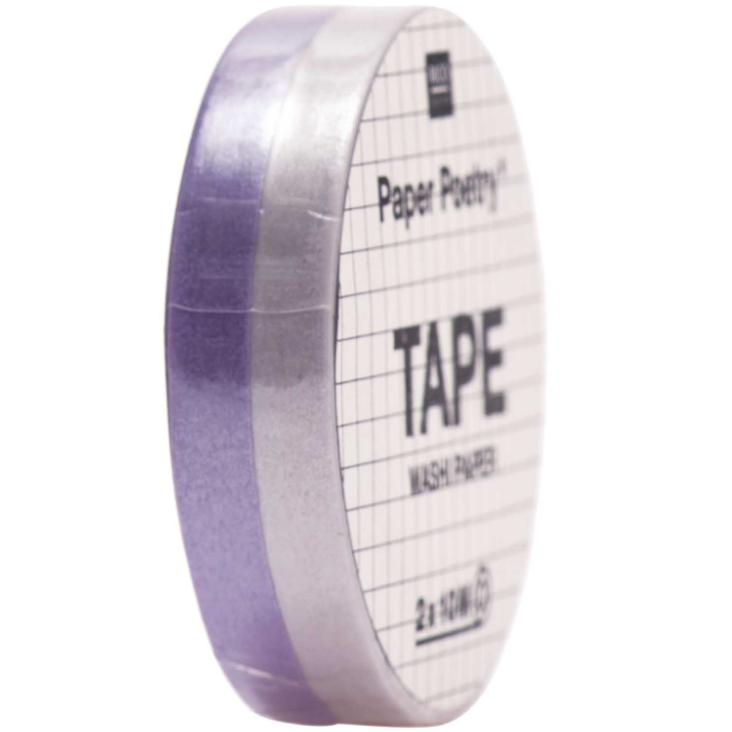 Washi Tape schmal - Flieder - Lila