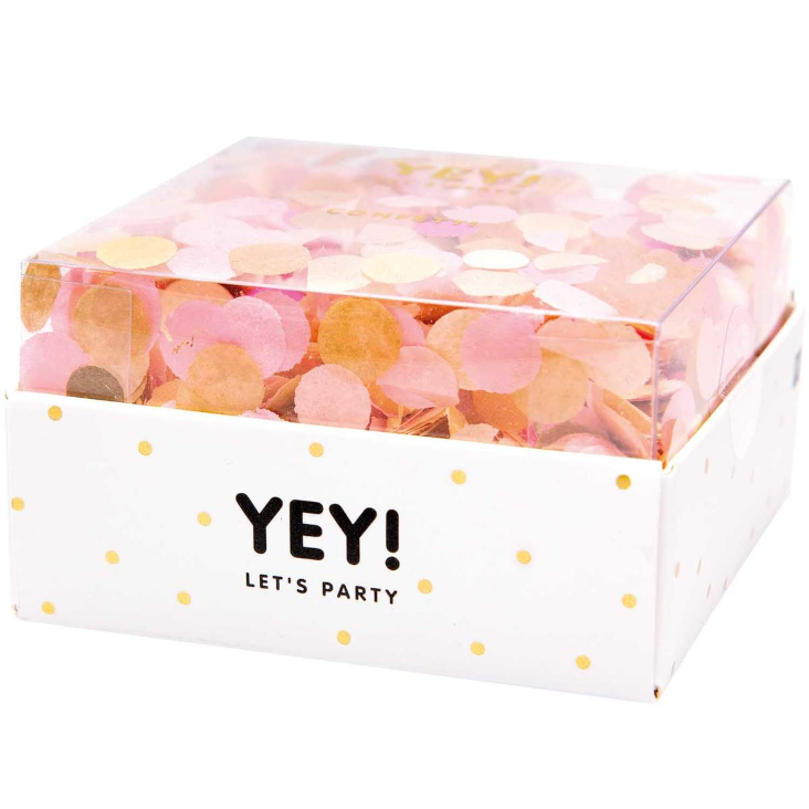 YEY! Let`s Party Konfetti rosa 20g
