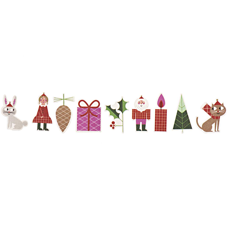 Washi Stickers Christmas 200 Stk