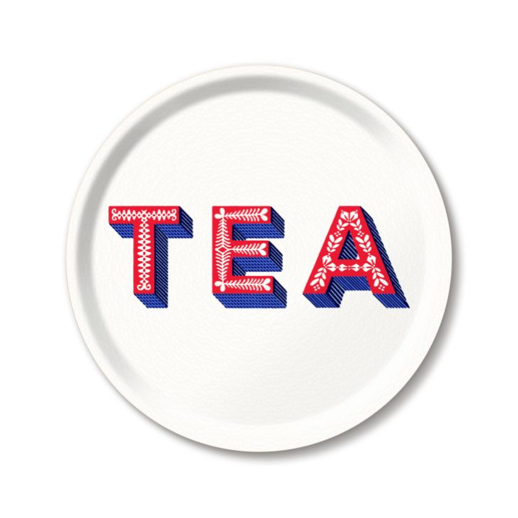 Tablett TEA rund