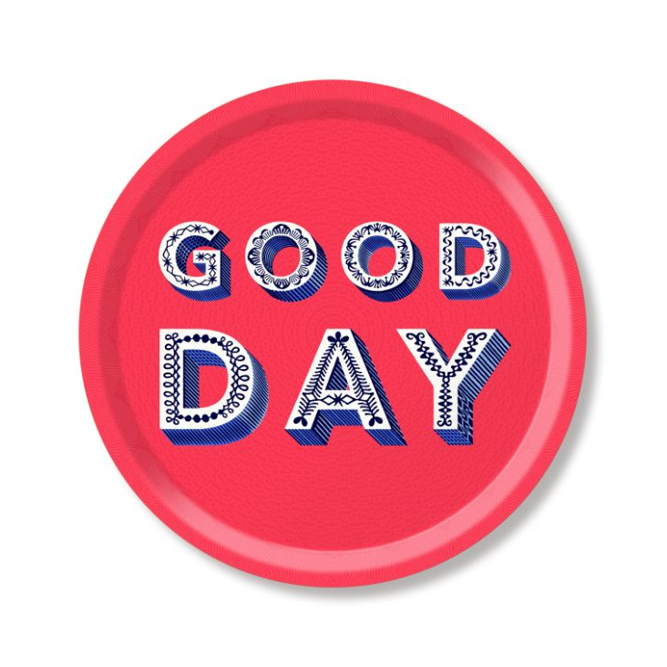 Tablett Good Day Strawberry Red