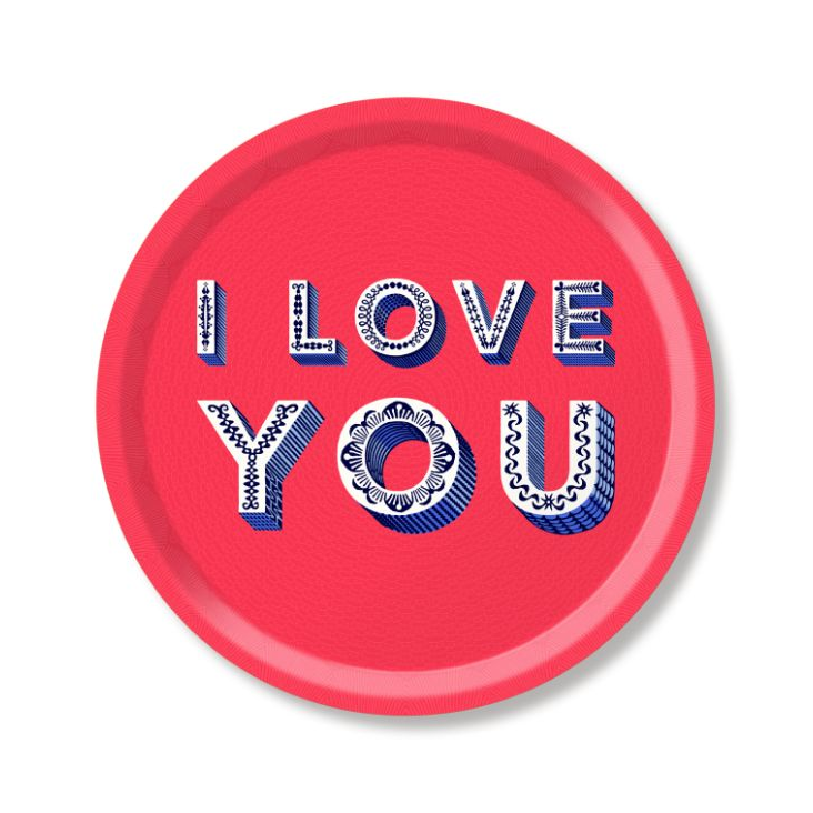 Tablett I Love You