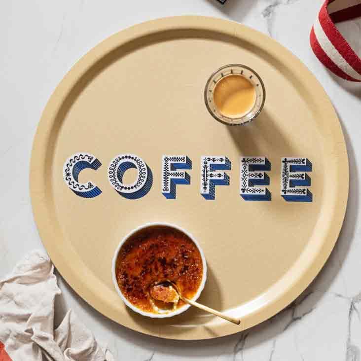 Coffee / cream Tray Ø 39cm - 0