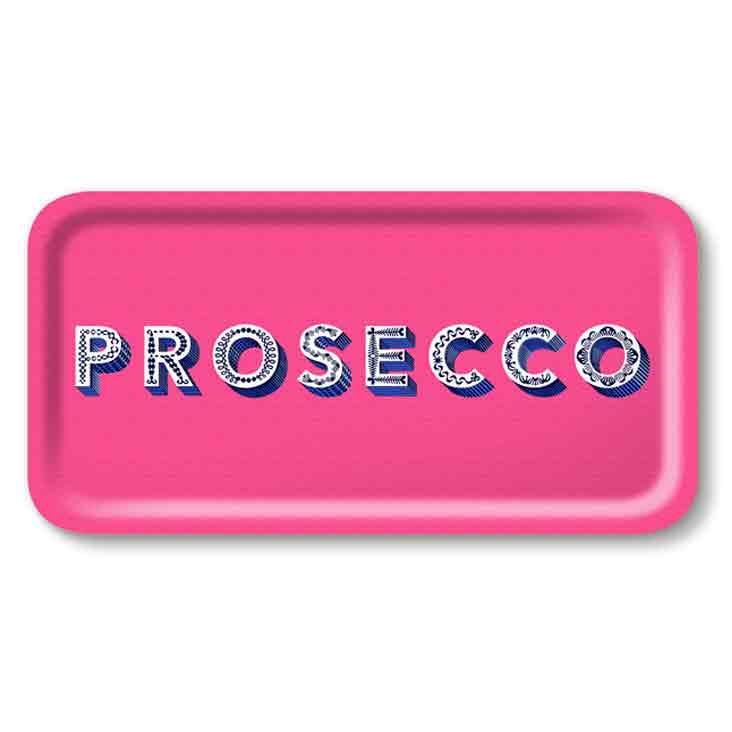Tablett Prosecco 43 x 22 cm