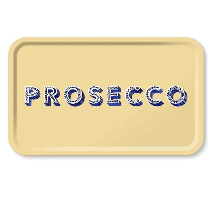 Prosecco / cream Tray 53x32cm