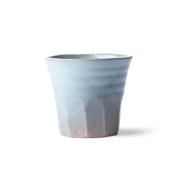 Keramiktasse - Grau/Blau