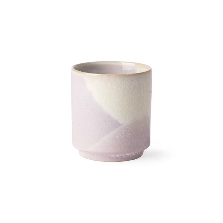 Kaffeetasse - Lila/Gelb