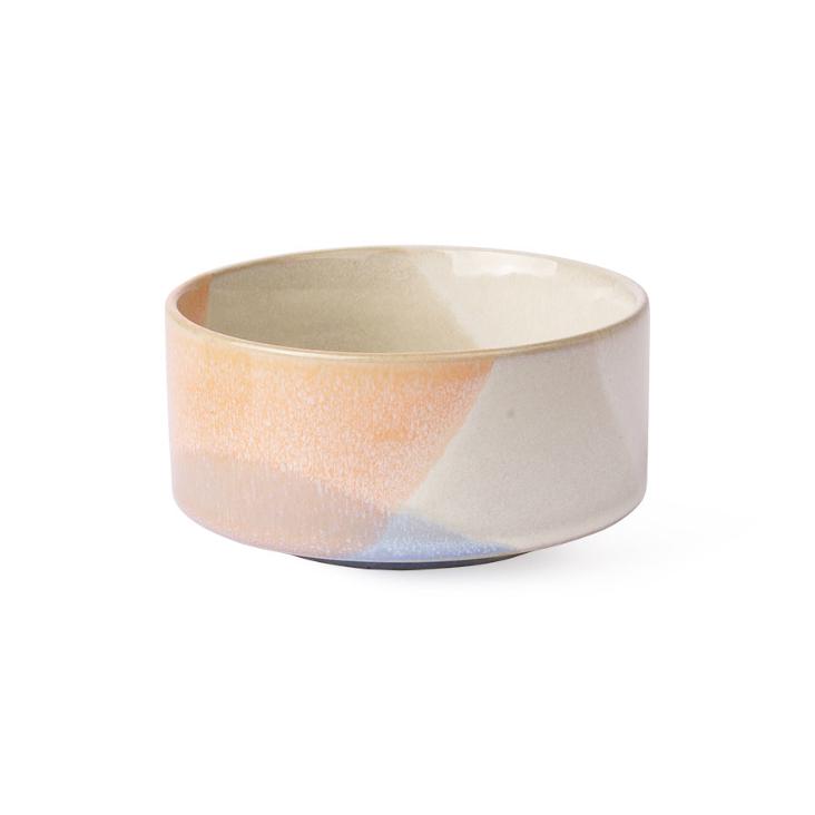 Keramikschale - Blau/Peach