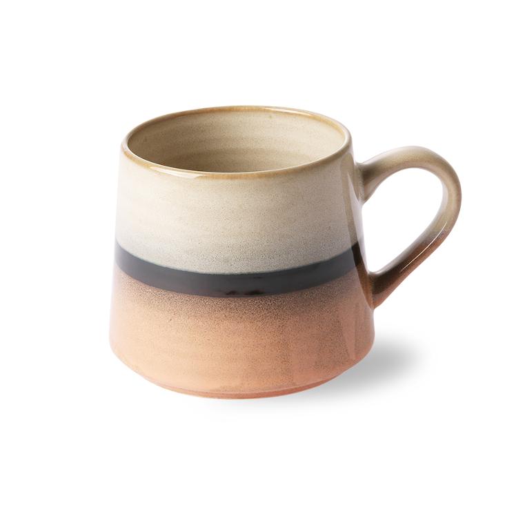 Keramik 70er Jahre Tasse XL - Tornado