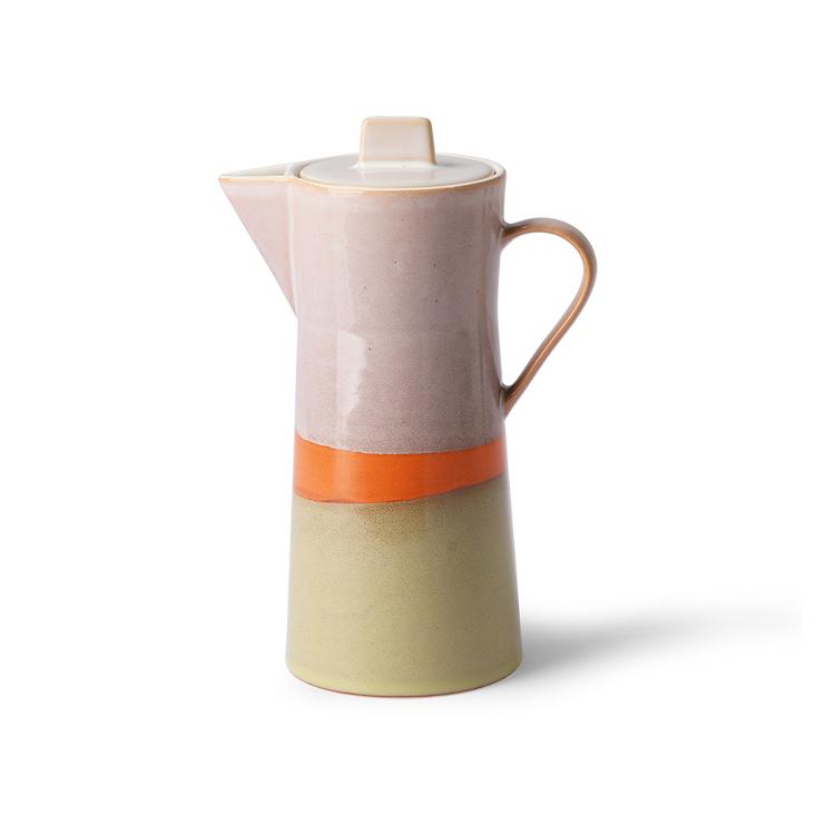 Kaffeekanne aus den 70er Jahren aus Keramik