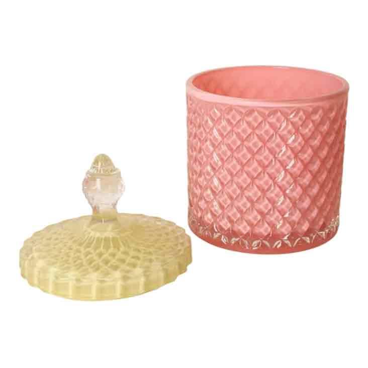 Vorratsglas pink/gelb - 0