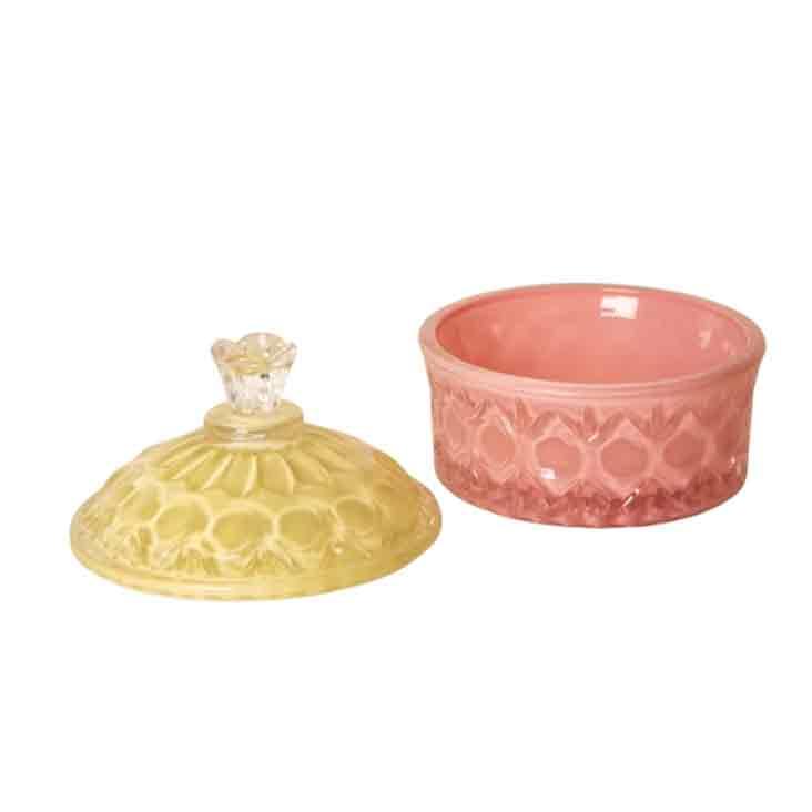 Vorratsglas pink/gelb - 0