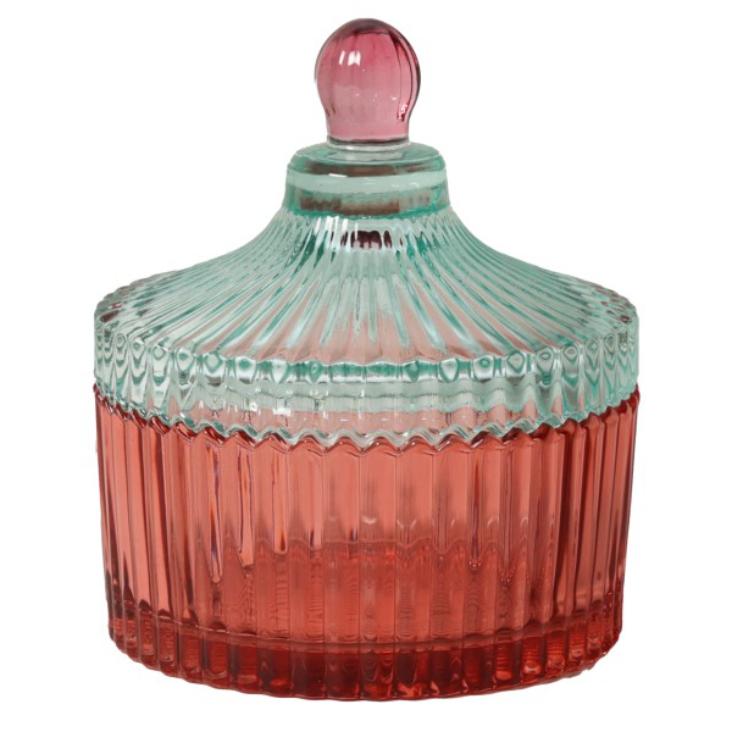 Vorratsglas rot/hellminze