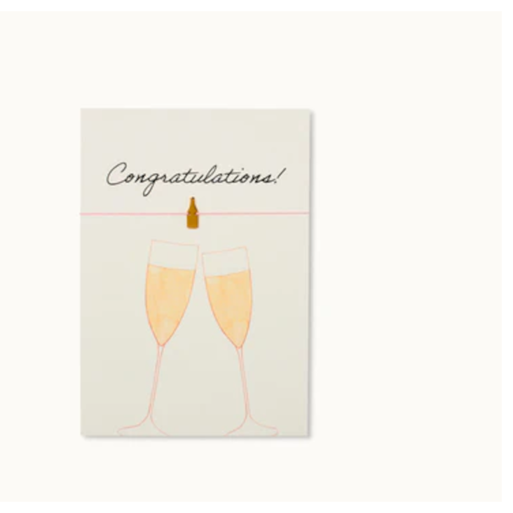 Armband-Karte Champagne