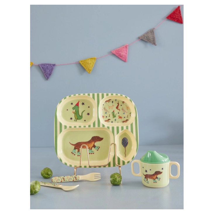 Melamine Baby Dinner Set in Gift Box