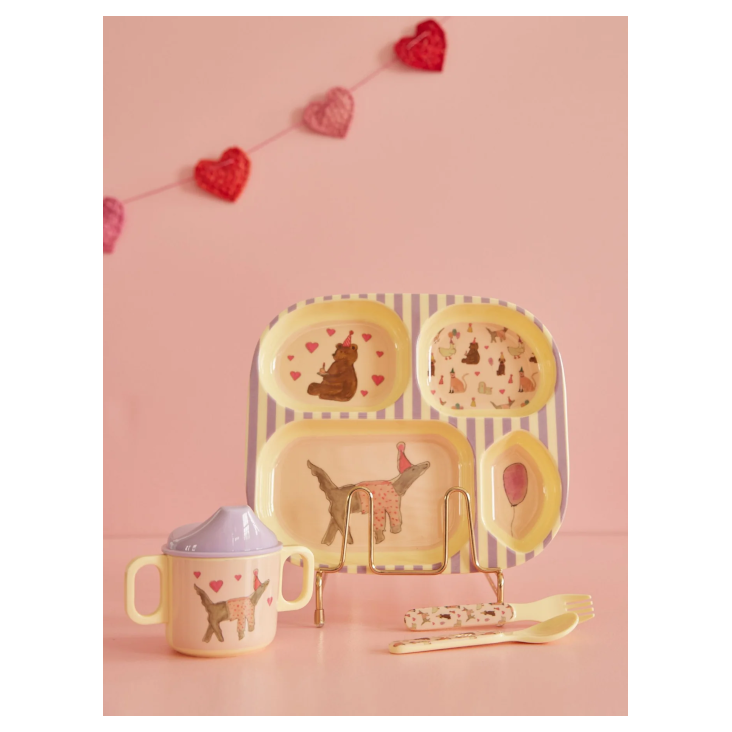 Melamine Baby Dinner Set in Gift Box