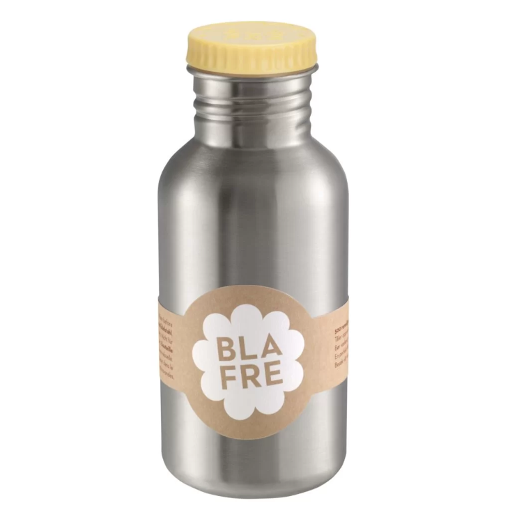 Blafre Trinkflasche Edelstahl 500ml - light yellow