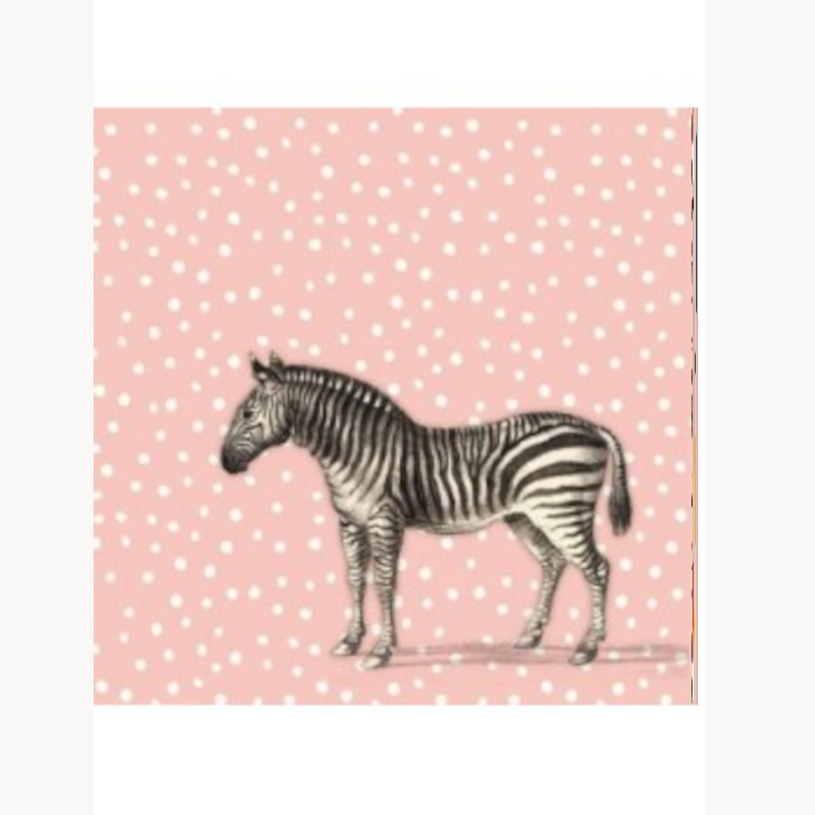 Servietten aus Bambus Zebra