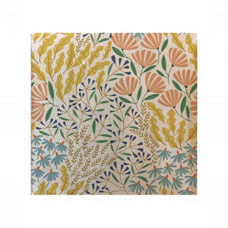 Servietten Bamboo Blumen