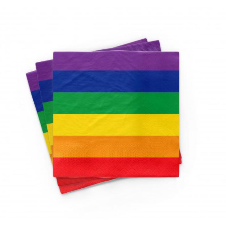 Servietten Bamboo Rainbow