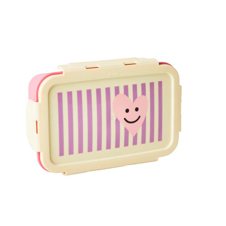 Rice Lunch Box - Happy Heart Print