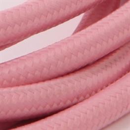 Textil-Lampenkabel 3m lachsfarbig