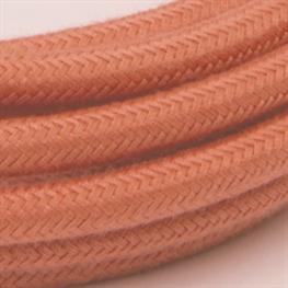 Textil-Lampenkabel 3m Dusty Peach