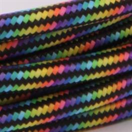 Textil-Lampenkabel 3m Regenbogen