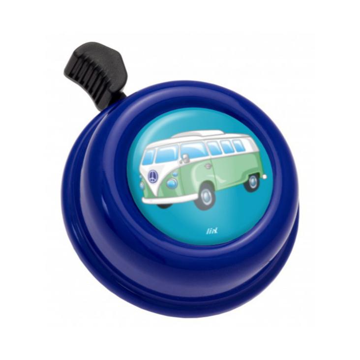 Fahrradklingel Peace Bus Cobalt Metallic