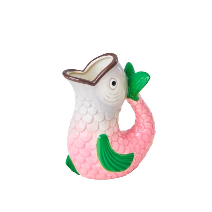 Rice Keramik Vase - Fisch