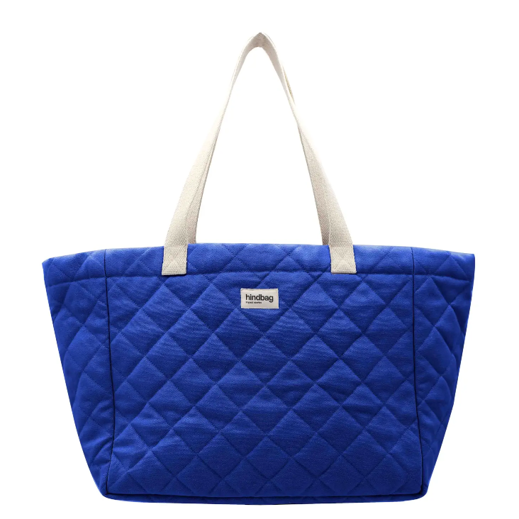 Claude gesteppte Einkaufstasche Blau