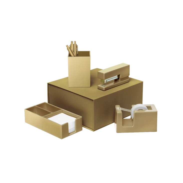 Desk Set Buroorganizer Gold 20790 Buro Schreibtisch Papeterie Diy Marmelade Shop Ch