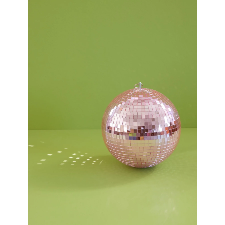 Disco Ball in Soft Pink - Large