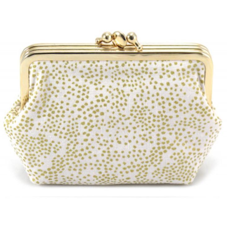 Doppelclip Portemonnaie Sparkle Natur