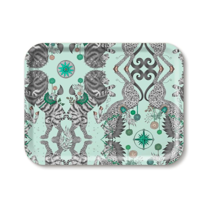 Tablett Caspian Teal Tray