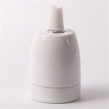 Lampenfassung Porzellan weiss