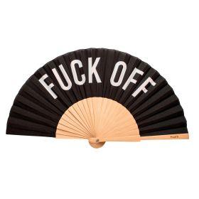 Handfächer Fuck off