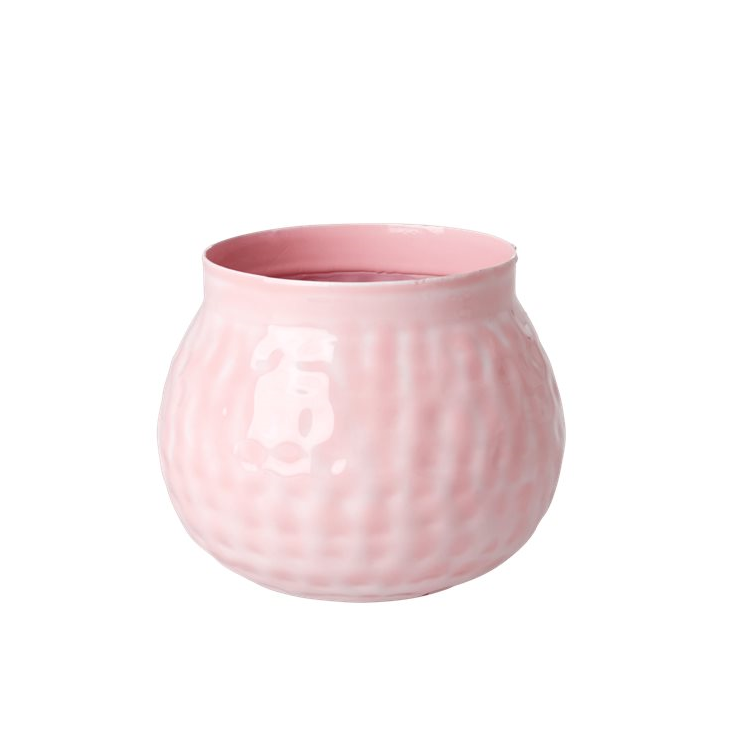 Rice Blumentopf Flamingo Pink Small