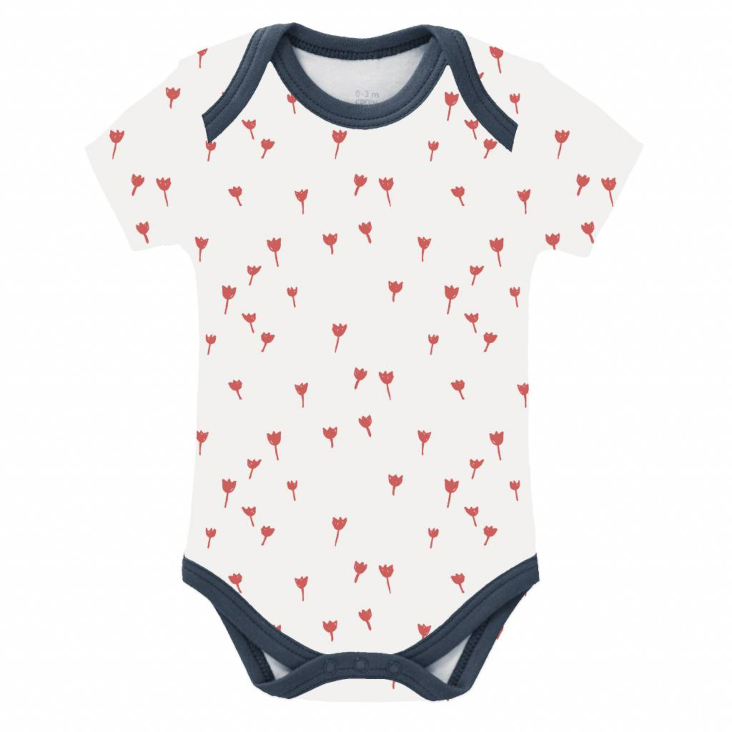 FRESK Body kurzarm - Tulip Red