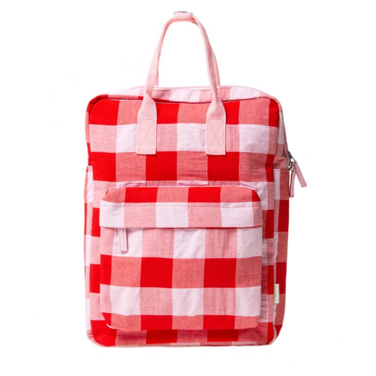 Rucksack Cherry Check
