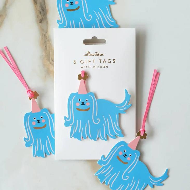 Gestanzte Geschenkanhänger | Partyhund